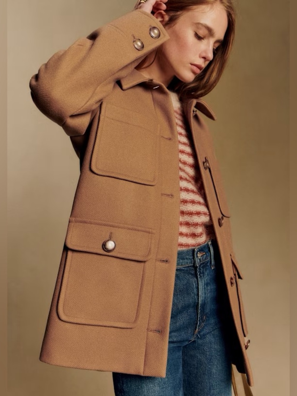 Sézane Paolo Wool Coat